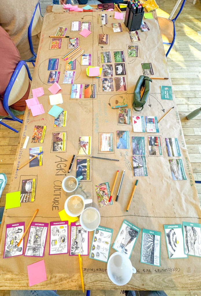 Déroulé de l’atelier Vision animé en intelligence collective à l’Oasis Fontmarie